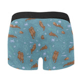 Sea otters pattern Men's All Over Print Boxer Briefs Men's Underwear