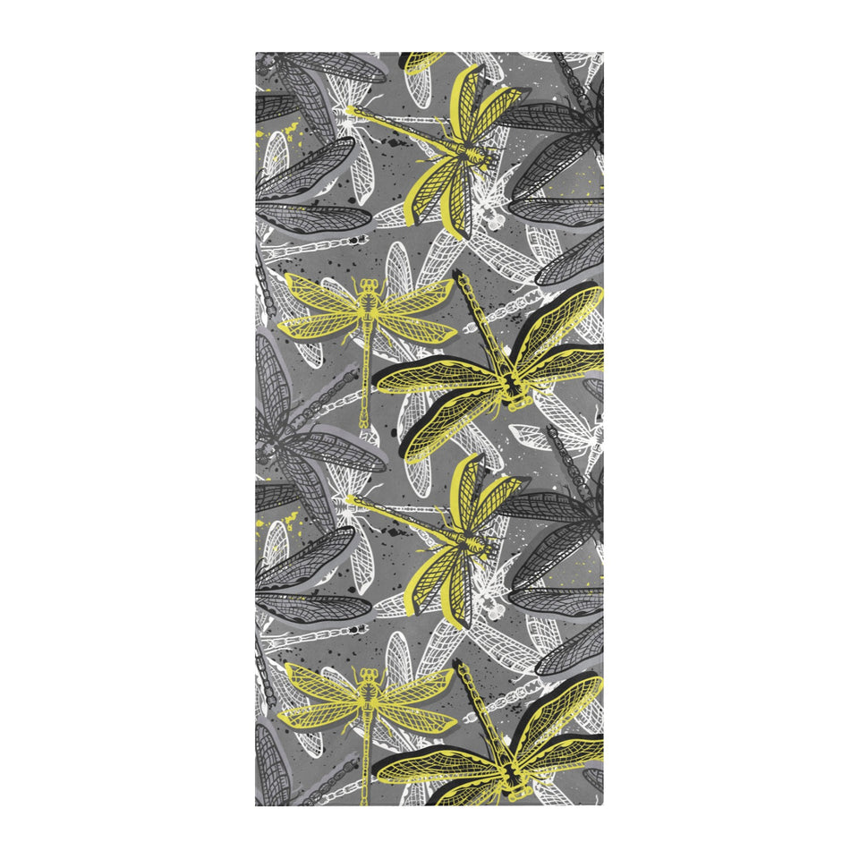 Hand drawn dragonfly pattern Beach Towel