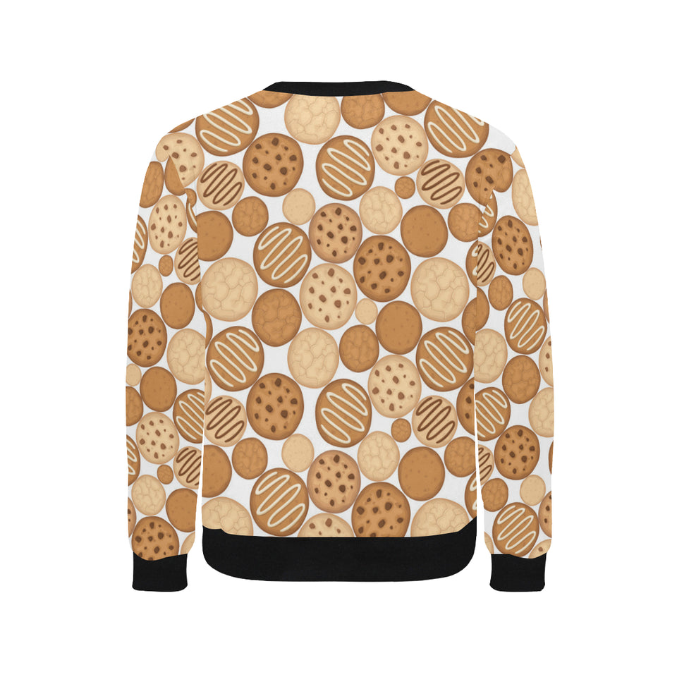 Various cookie pattern Men's Crew Neck Sweatshirt