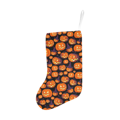 Halloween Pumpkin pattern Christmas Stocking