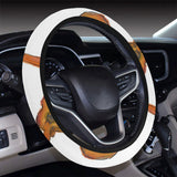 Paint Guitar Pattern Car Steering Wheel Cover