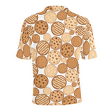 Various cookie pattern Men's All Over Print Polo Shirt