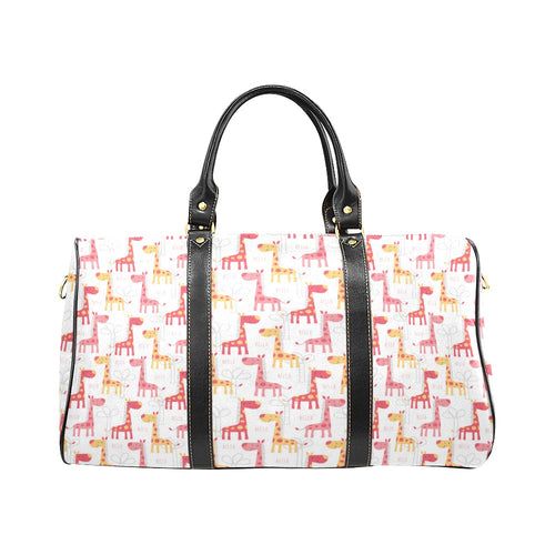 Giraffe Pattern Print Design 03 Travel Bag