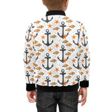 Clown Fish Pattern Print Design 02 Kids' Boys' Girls' Bomber Jacket