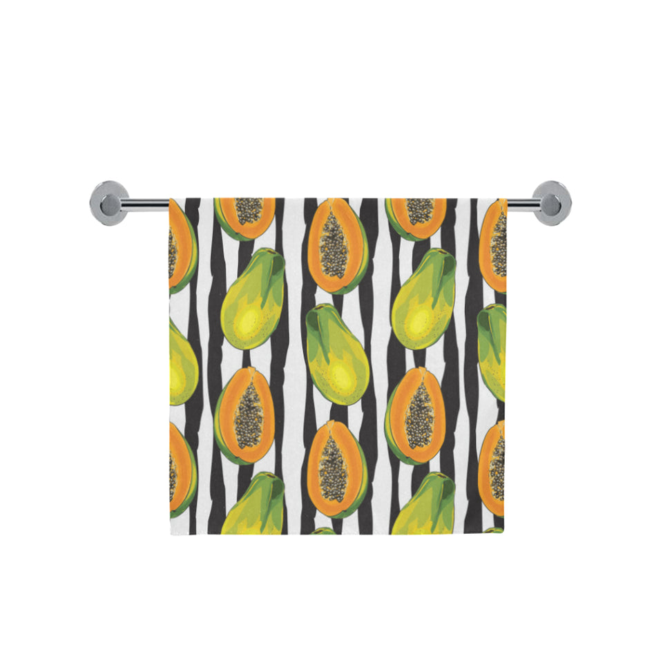 papaya design pattern Bath Towel