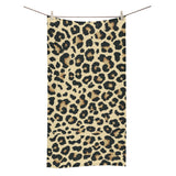 Leopard print design pattern Bath Towel