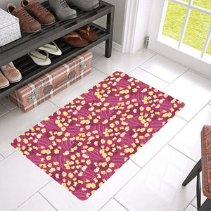 Popcorn Pattern Print Design 02 Doormat