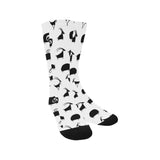 Goat ram pattern Crew Socks