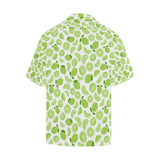 Lime design pattern Men's All Over Print Hawaiian Shirt