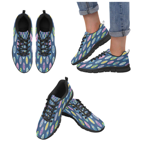 Surfboard Pattern Print Design 03 Women's Sneaker Shoes
