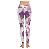 Cute Grape pattern Women's Legging Fulfilled In US