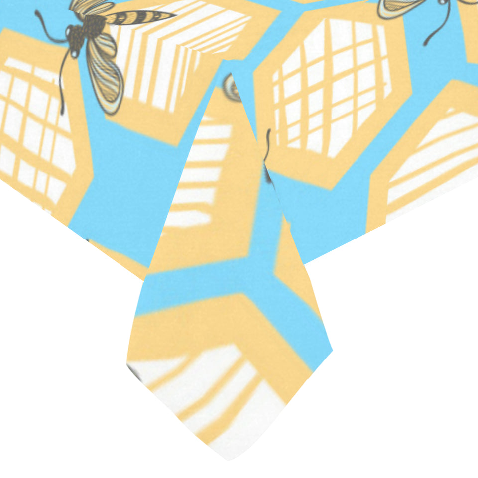 Bee honeycomb pattern Tablecloth
