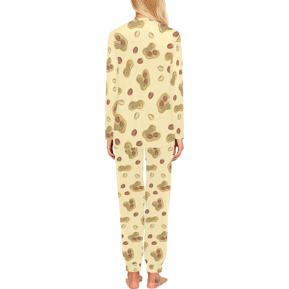 peanuts design pattern Women's All Over Print Pajama Set