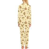peanuts design pattern Women's All Over Print Pajama Set