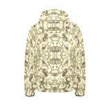 Light Green camouflage pattern Kids' Boys' Girls' Padded Hooded Jacket