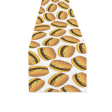 Hamburger Pattern Print Design 03 Table Runner
