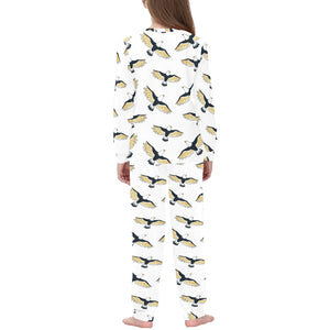 Eagle Pattern Print Design 03 Kids' Boys' Girls' All Over Print Pajama Set