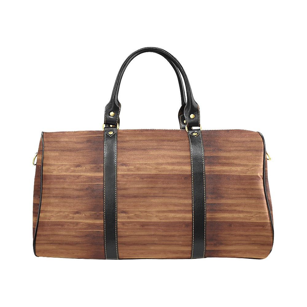 Wood Printed Pattern Print Design 04 Travel Bag