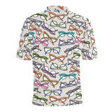 Sun Glasses Pattern Print Design 01 Men's All Over Print Polo Shirt