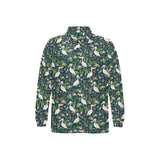 Pelican Pattern Print Design 05 Men's Long Sleeve Polo Shirt