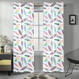Surfboard Pattern Print Design 04 Gauze Curtain