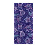 Cute owls pattern boho style ornament Beach Towel