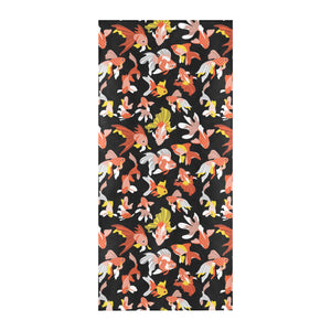 Goldfish Pattern Print Design 03 Beach Towel