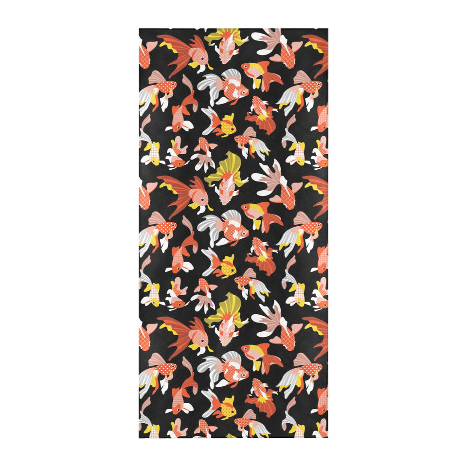 Goldfish Pattern Print Design 03 Beach Towel