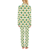 Horseshoes Pattern Print Design 04 Women's Long Pajama Set