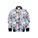 Stingray Pattern Print Design 01 Kids' Boys' Girls' Bomber Jacket