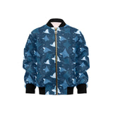 Stingray Pattern Print Design 04 Kids' Boys' Girls' Bomber Jacket