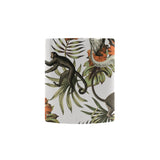 Monkey red hibiscus flower palm leaves floral patt Morphing Mug Heat Changing Mug