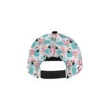 Toucan tropical flower leave pattern All Over Print Snapback Cap