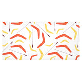 Waterclor boomerang Australian aboriginal ornament Tablecloth