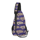 Beautiful japanese fan pattern All Over Print Chest Bag