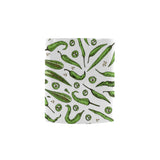 Hand drawn sketch style green Chili peppers patter Morphing Mug Heat Changing Mug