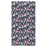 Deers Winter Christmas pattern Bath Towel