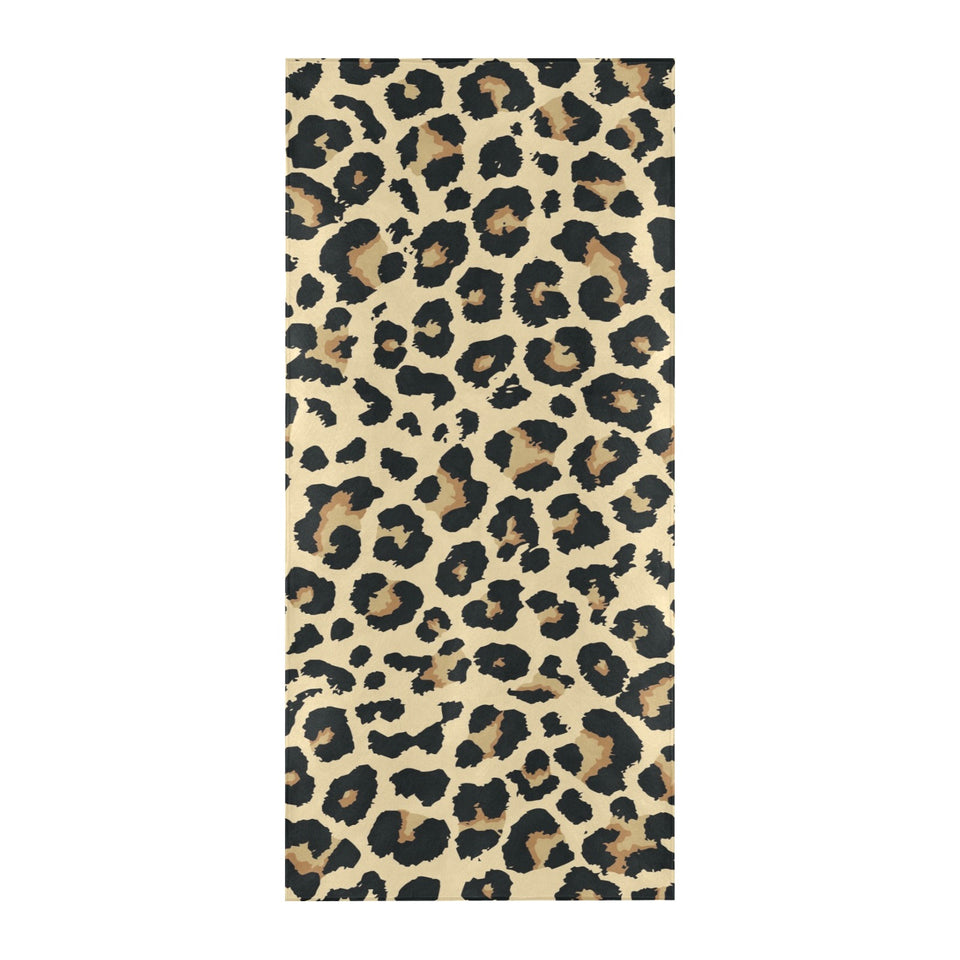 Leopard print design pattern Beach Towel