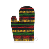 Canabis Marijuana Weed Pattern Print Design 04 Heat Resistant Oven Mitts