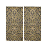 Snake skin pattern Gauze Curtain