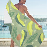 Avocado pattern Beach Towel