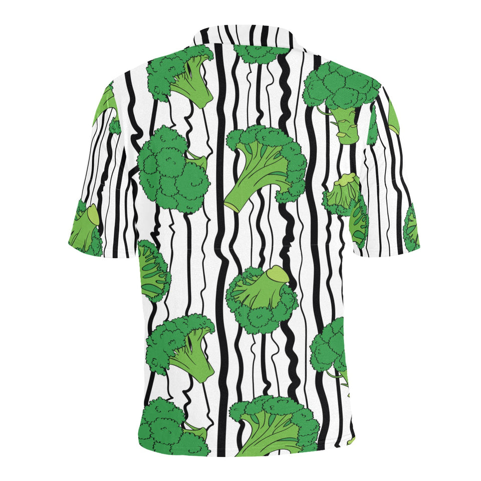 Cool Broccoli pattern Men's All Over Print Polo Shirt