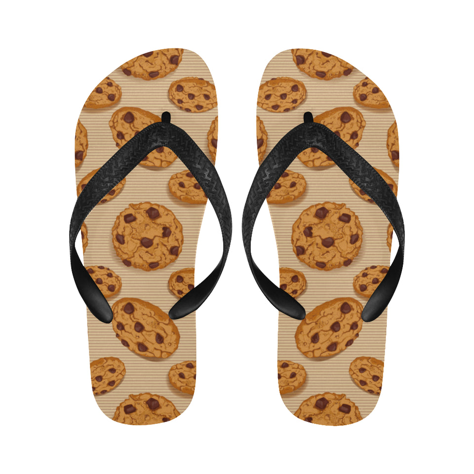 Cookie pattern Unisex Flip Flops
