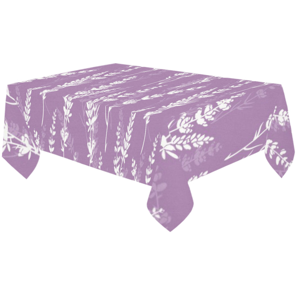 Lavender flowers purple pattern Tablecloth