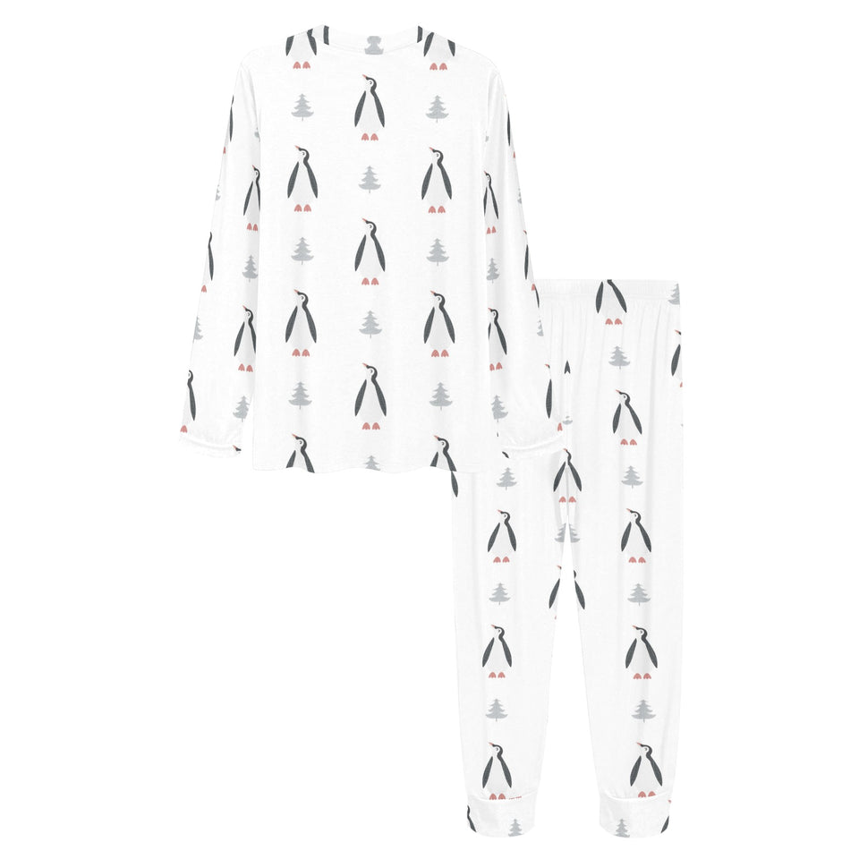 Penguin pattern Women's All Over Print Pajama Set