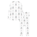 Penguin pattern Women's All Over Print Pajama Set