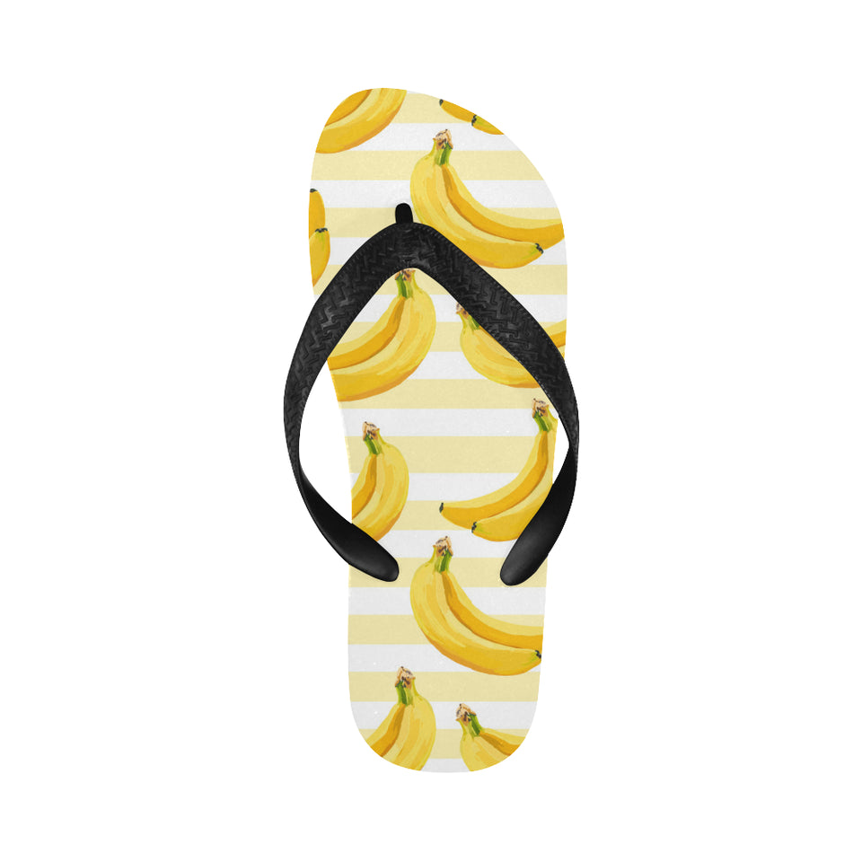 Banana pattern blackground Unisex Flip Flops