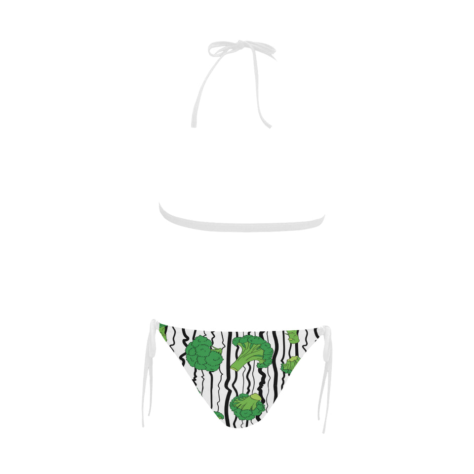 Cool Broccoli pattern Sexy Bikinis Two-Piece Swimsuits
