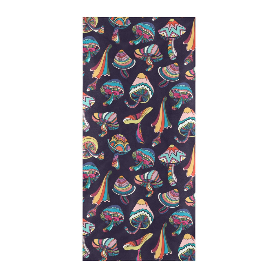 Colorful mushroom pattern Beach Towel