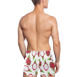 dragon fruits white background Men's Swimming Trunks